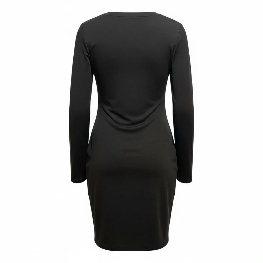 SHEIN Black Long Sleeve Tunic - Picture 3 of 4